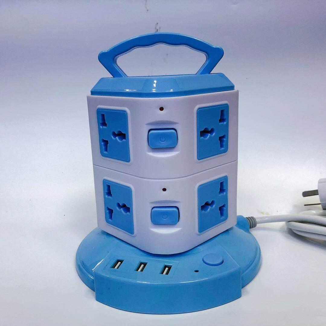 Enchufe vertical directo de fábrica con panel de conexión USB torre de computadora cableado multiusos