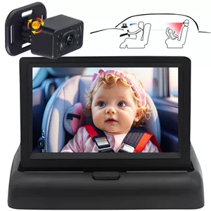 7 düymlük avtomobil uşaq monitoru, 1080P HD ikili kamera, gecə görüşü
