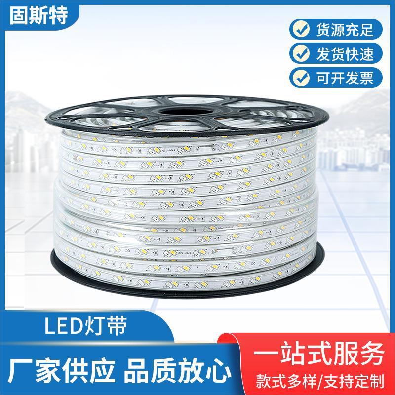 灯带led三色变光灯条家用220v变色客厅吊顶长条防水灯带软灯条