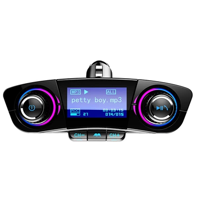 Car Mp3 Player Card Aux Bluetooth Receiver Multi-Function Car U Disk Music Player Hands-Free Call (Car mp3) - bt06-lcd-screen-display