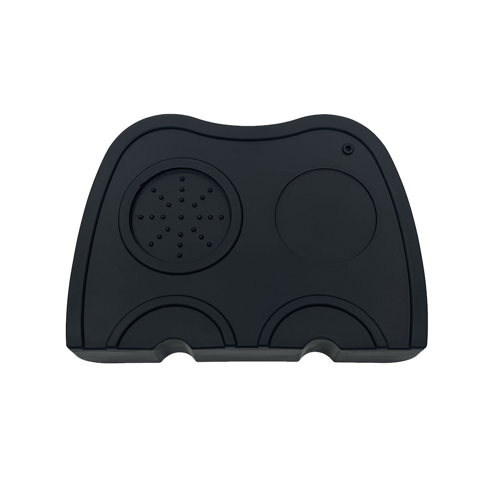 Alfombrilla para tamper de café en stock, alfombrilla de esquina, alfombrilla de silicona antideslizante, base para tamper, base para apisonar, alfombrilla para mango de máquina de café, alfombrilla para café.