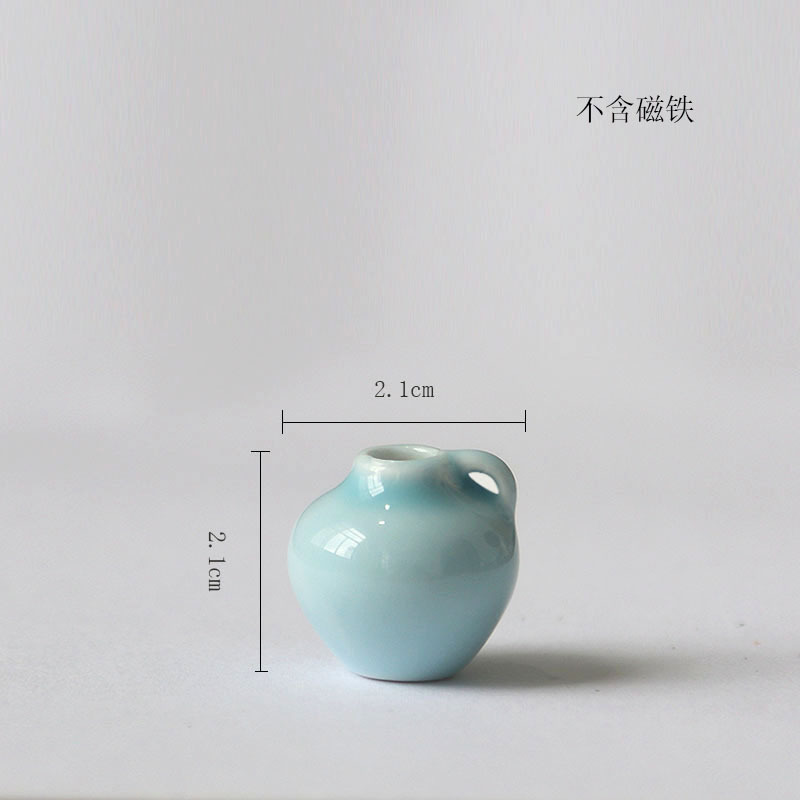 Ins風ミニセラミック小花瓶冷蔵庫貼り個性創意ミニチュア指先花瓶景徳鎮工場卸売り|undefined