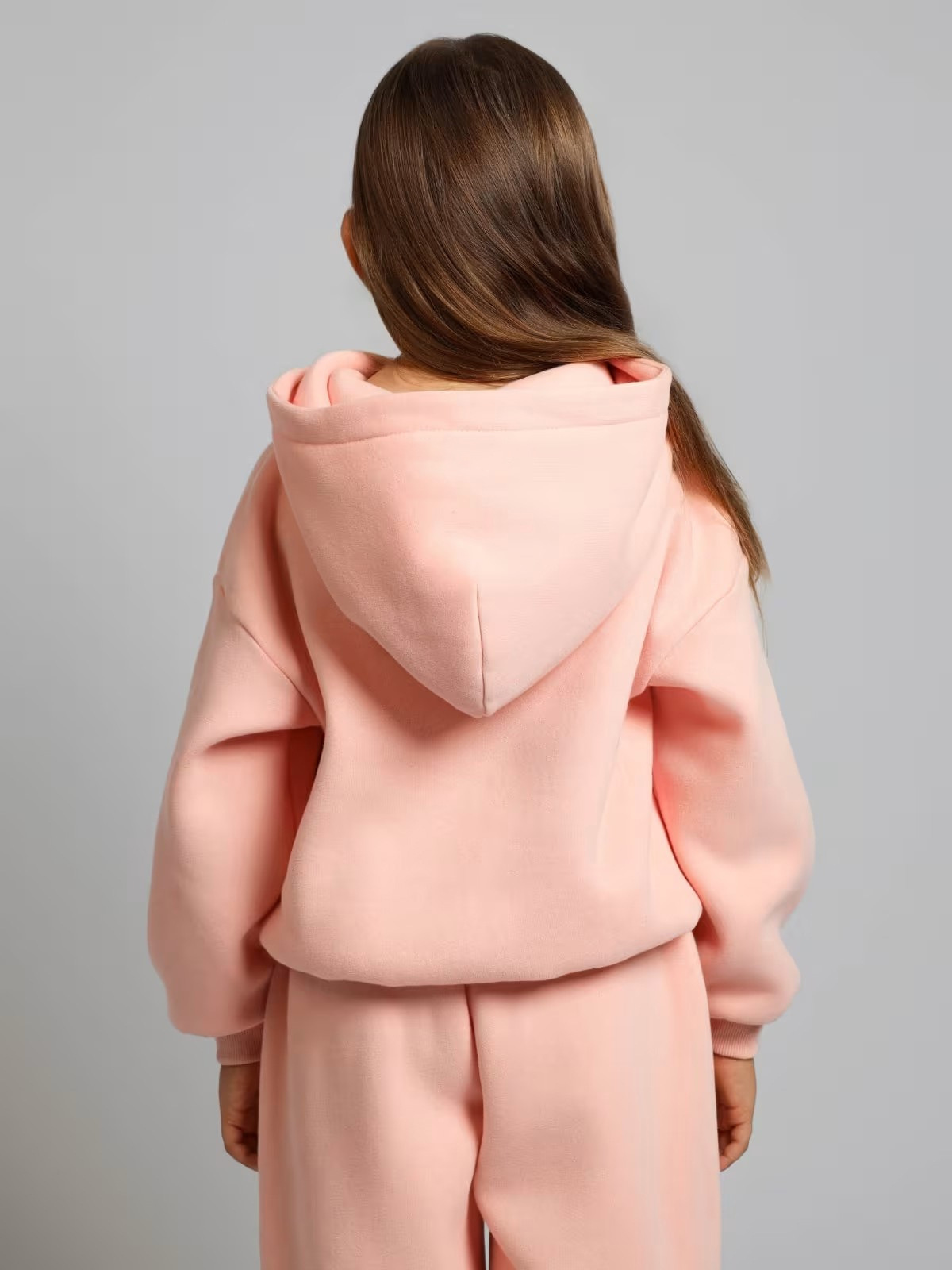Completo due pezzi bambino con cappuccio stile europeo dopamine_voghion.com
