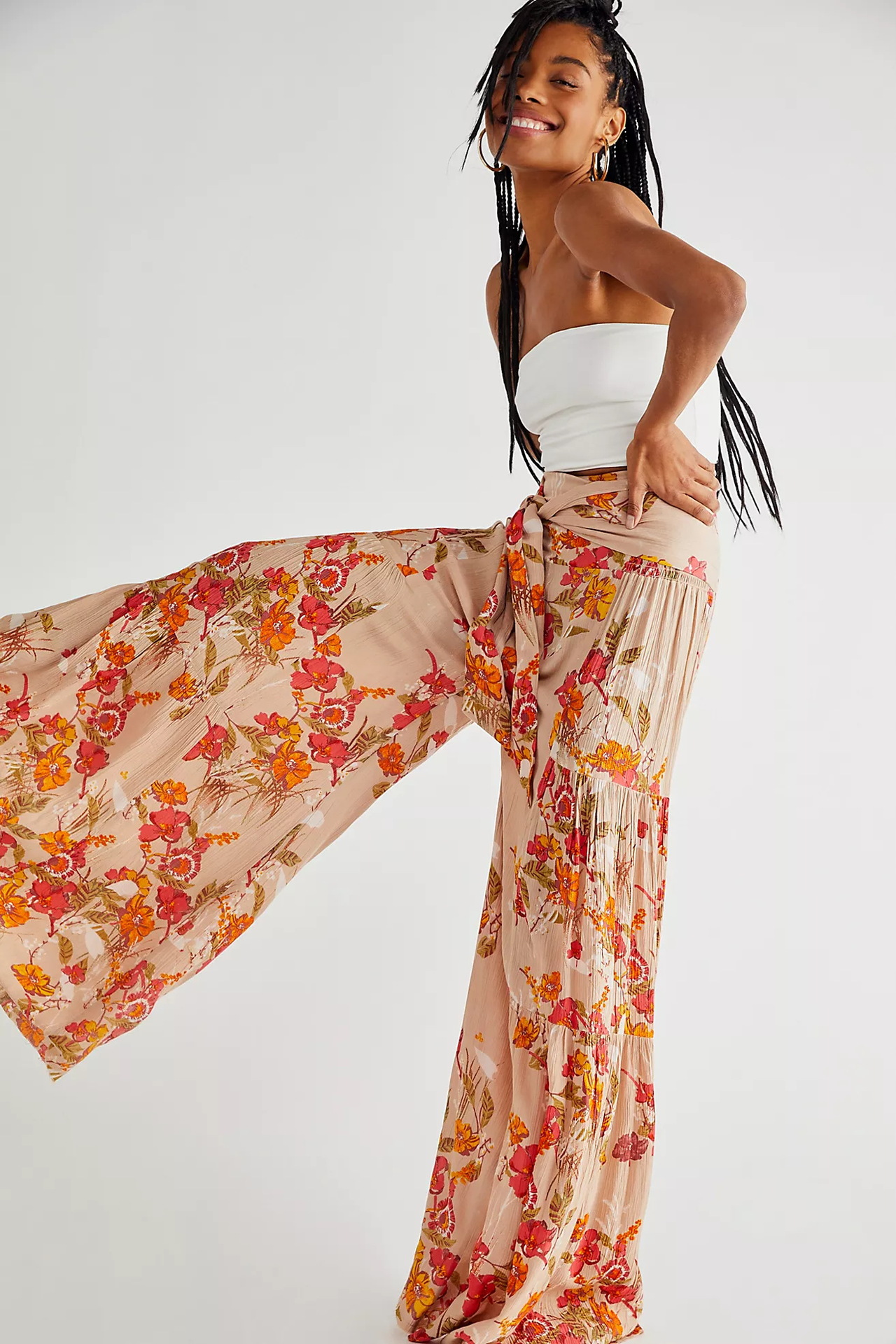 Casual Loose Flared Wide Leg Pants - Pants - Uniqistic.com