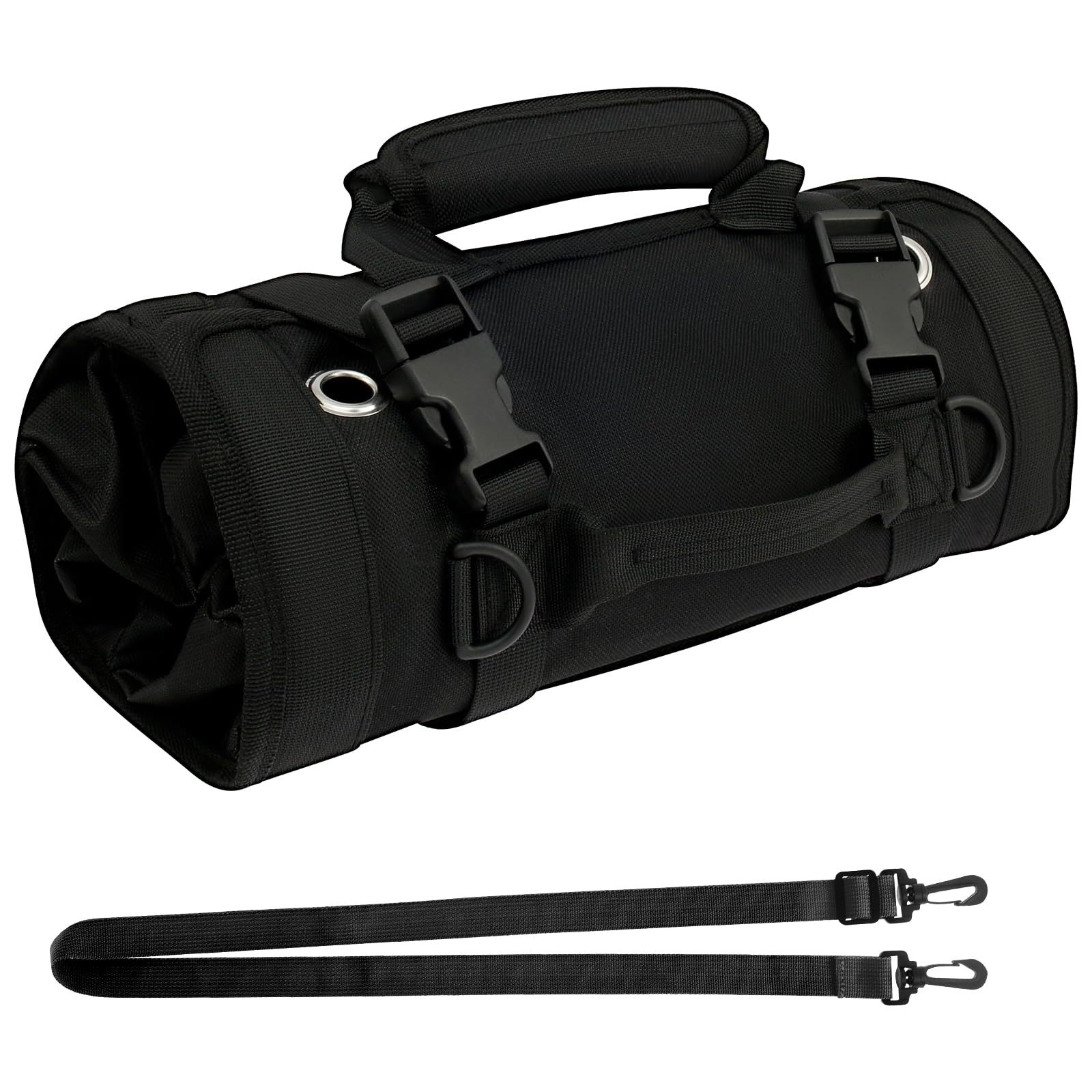 블랙 캔버스 도구 가방