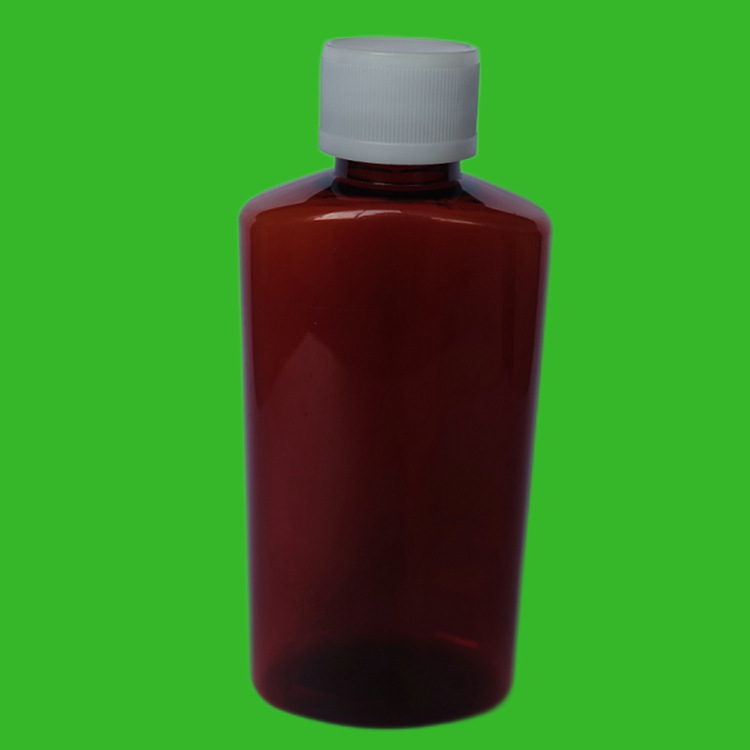 茶色口服液PET瓶医药糖浆分装密封空瓶酵素聚酯药水瓶子