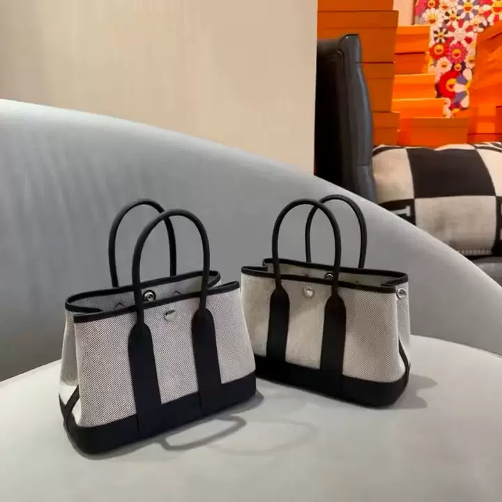 高端手工蜡线花园包托特女包tote蜡线手缝N togo牛皮大容量通勤包