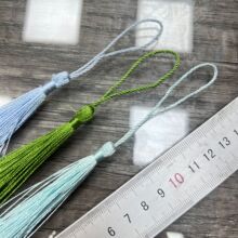 工厂直销绣花线流苏15cm 窗帘流苏环保小挂件
