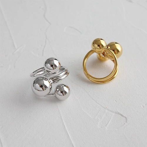 Cross-border new exaggerated ring for women, fashionable irregular planet index finger ring, adjustable exaggerated ring trend