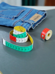 ◍ Quality Tape Measure, Soft Ruler, Tailor's Tool, Waist Measurement, Market Ruler, Inches, Fashion Dimensions
