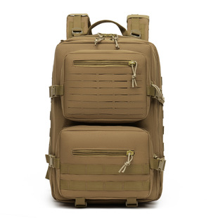 New Camouflage Backpack Large Capacity Men's Travel Outdoor Mountaineering Bag Hiking Equipment Camping Waist Protection Tactical Backpack