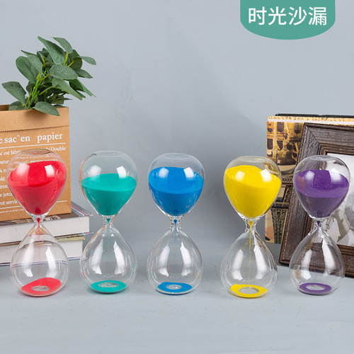 Water Droplet Hourglass 30-Minute Timer Home Desk Decor Graduation Day Festival Gift Business Travel Souvenir