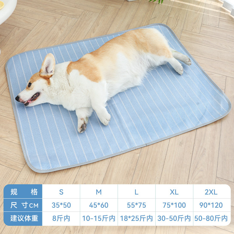 Alfombrilla para perros Alfombrilla para mascotas de verano Alfombrilla para piso Alfombrilla para perros Alfombrilla para gatos Alfombrilla de hielo para mascotas Alfombrilla para dormir de verano para perros