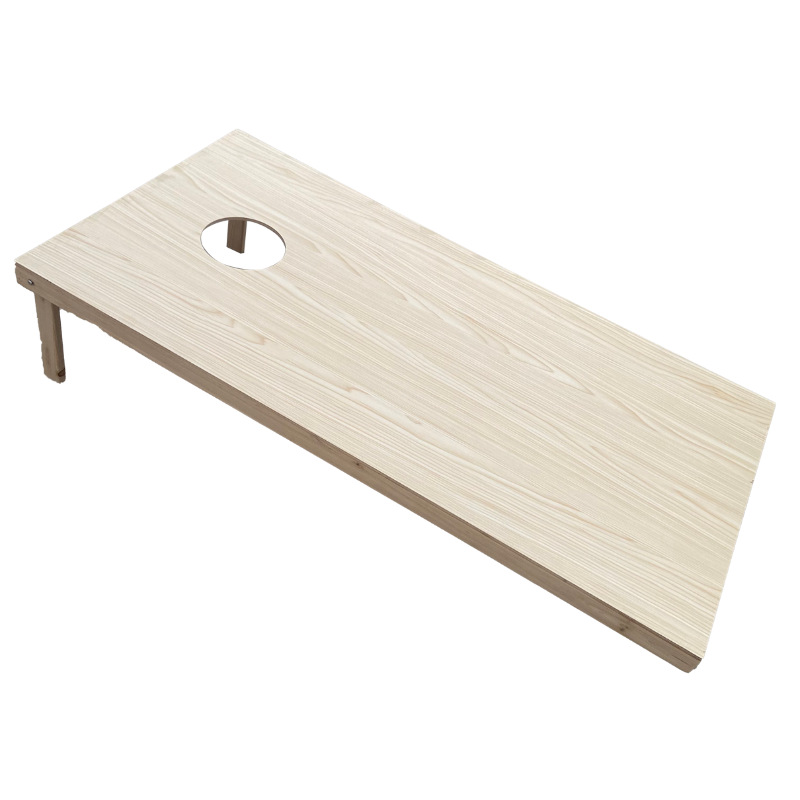 Bolsa de madera en el lugar junta de lanzamiento de campamento padres-hijos grupo de construcción juego clásico americano bolsas de maíz