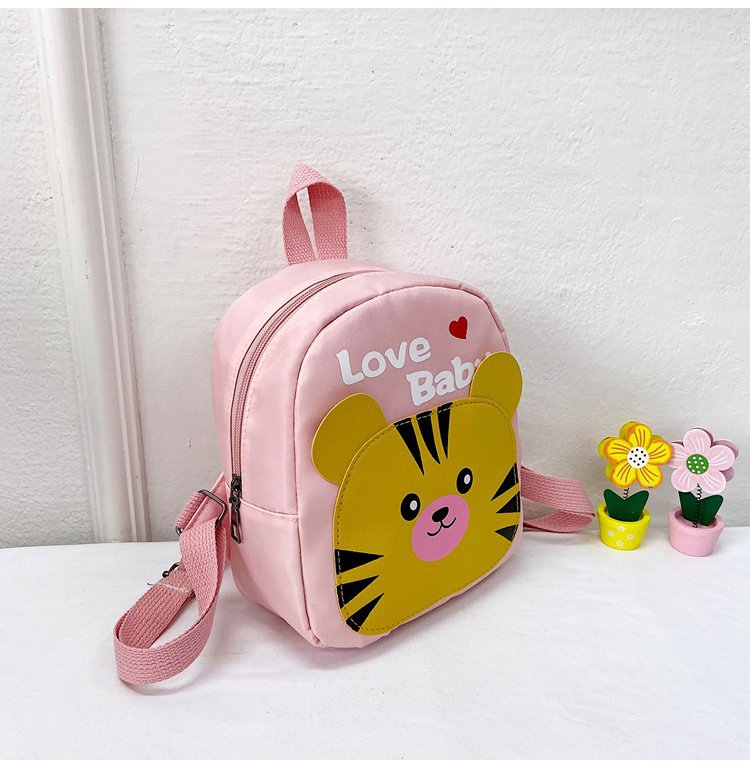 Cartoon Niedlichen Westlichen Stil Kinder Kleine Schult Asche Kindergarten Mädchen Jungen Kindergarten Kleine Rucksack Mini Tiger Tasche display picture 5