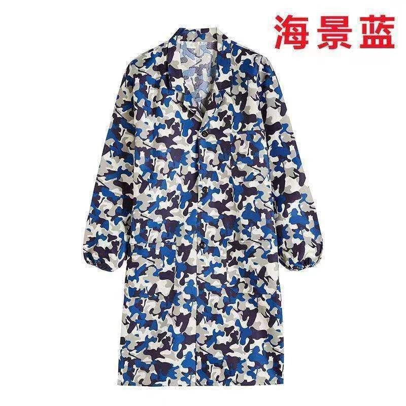 工作服大褂男装外套 耐磨耐脏搬运仓储养殖长款定制劳保服蓝大褂|undefined