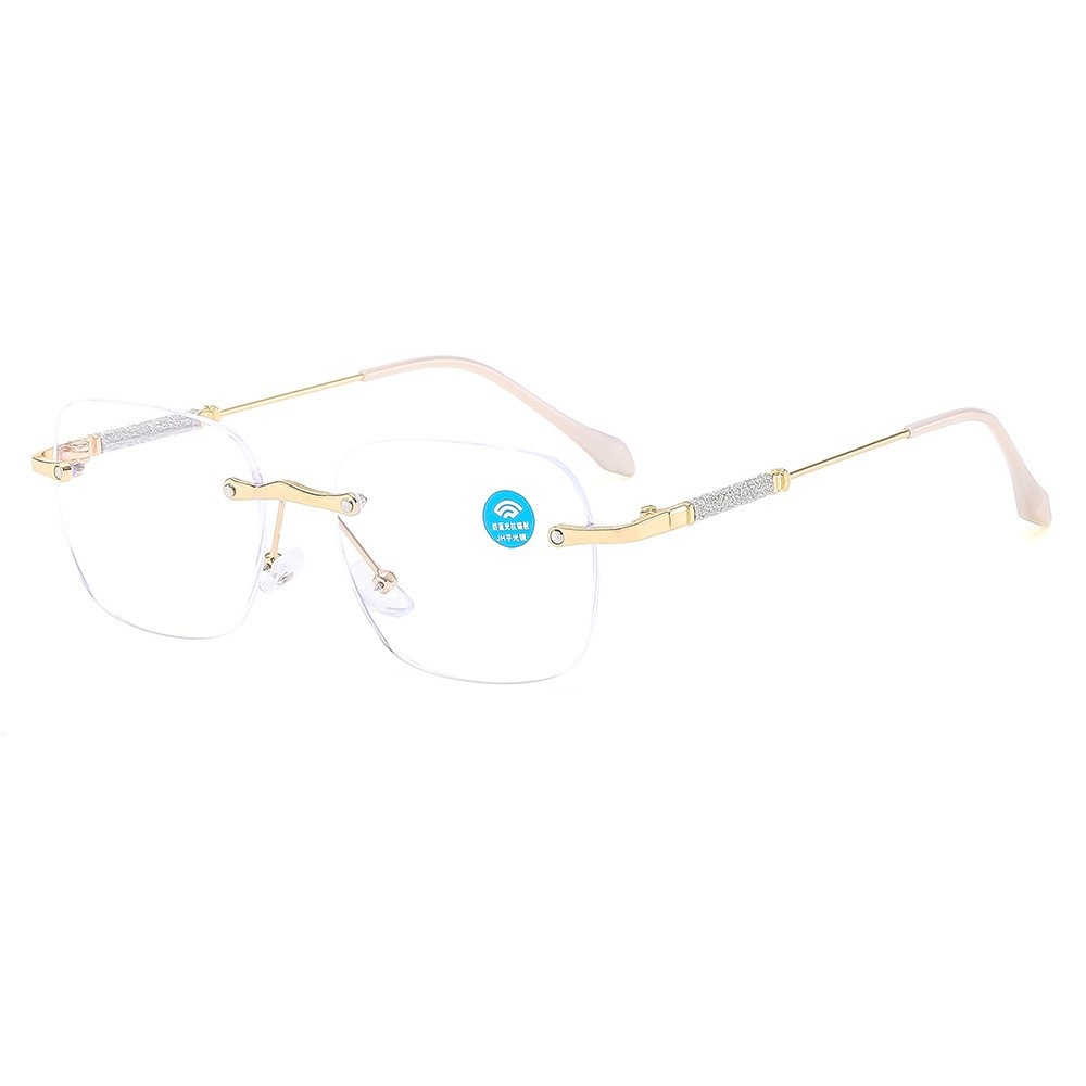 新商品の無枠老眼鏡女性の中高年男性ファッションは若くて青い光を防ぎます。