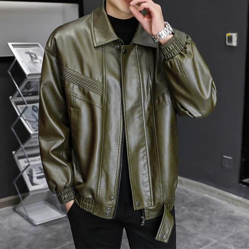 Demi-season retro keep warm windproof jacket for leisure, American style