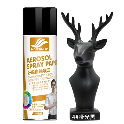 wood wall graffiti paint, Avtomobil boyası - matte-black450ml230g