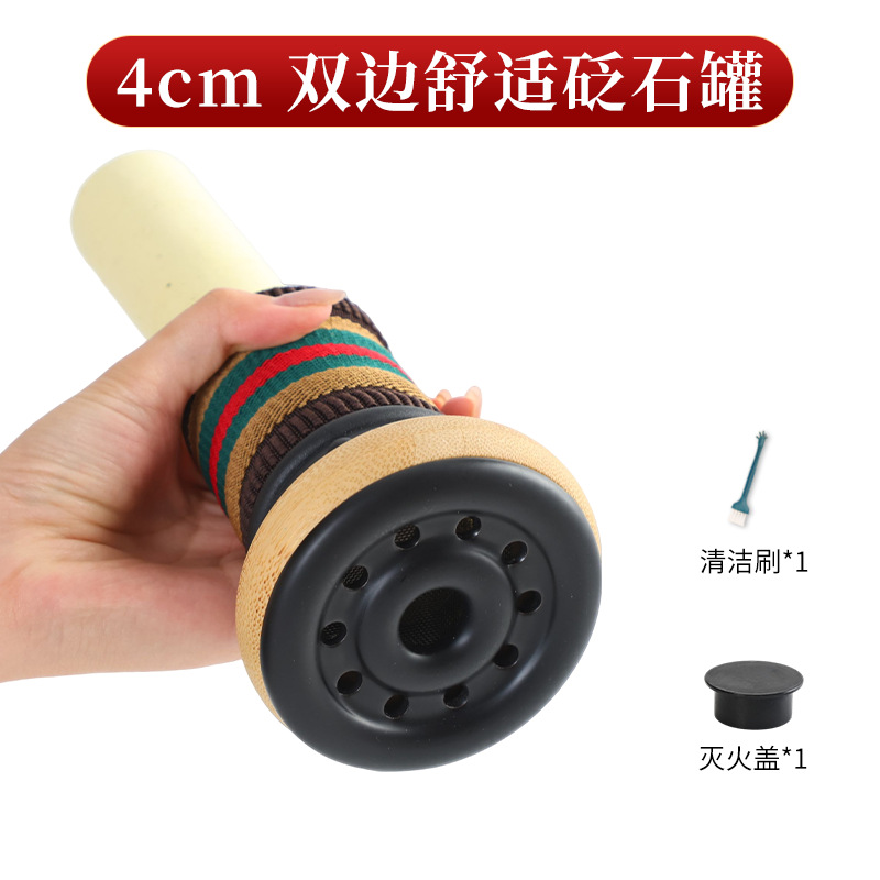 艾我康石艾灸缶箱艾条控煙筒は身につけて灸をします。