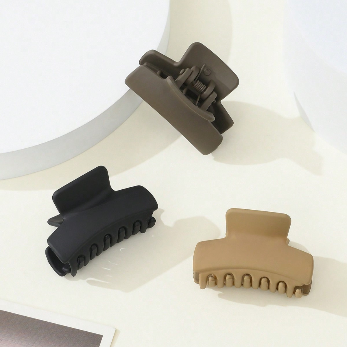 3-piezas pequeño tamaño clip helado mate niña niños mini lindo color horquilla roto pelo tiburón clip transfronterizo