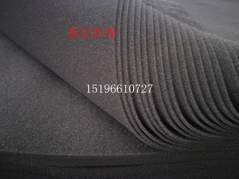 厂家供应黑色薄海绵片材/3MM薄海绵片材/黑色白色薄海绵