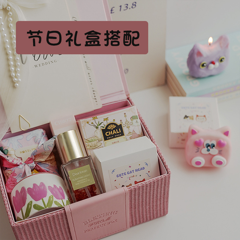 Velas para gatos, pequeños regalos creativos, lindos adornos hechos a mano, fragancias, regalos de cumpleaños, recuerdos, velas aromáticas