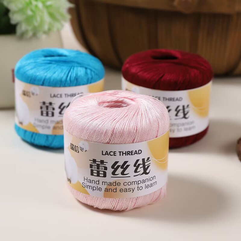 8 lace crochet thread summer mercerized pure cotton crochet thread children baby fine wool hand special knitting
