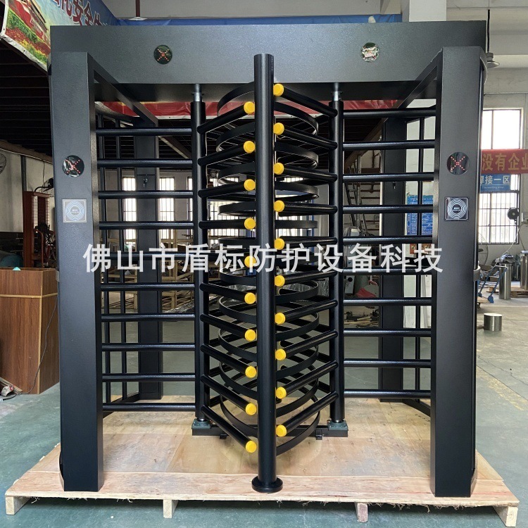 政府单位小区大门安装自动刷卡识别全高转闸 智能电动双向旋转门