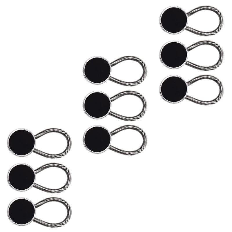 Cruz-frontera 10mm cuello elástico camisa elástica protección del medio ambiente aleación primavera cintura ajuste hebilla cintura expansión hebilla extensor