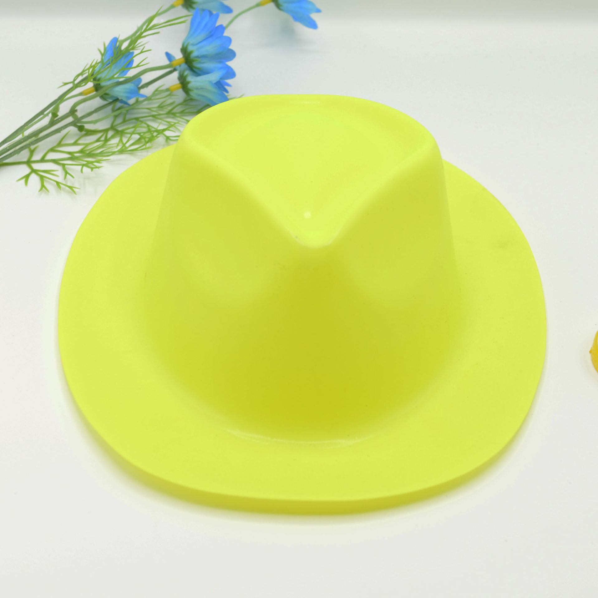 Across-Espejo fiesta fiesta fiesta baile vestido de plástico PVC brillante color sólido vaquero juego de rol fluorescente