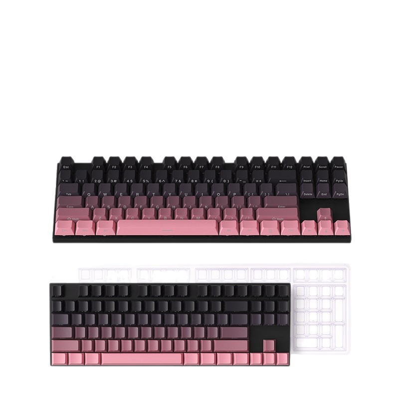 Ruiyi F87 キー有線メカニカルキーボード e スポーツゲーム有線オフィスラップトップ緑軸茶軸赤|undefined