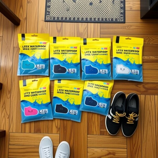 Non-slip wear-resistant handheld lightweight shoe covers for men and…