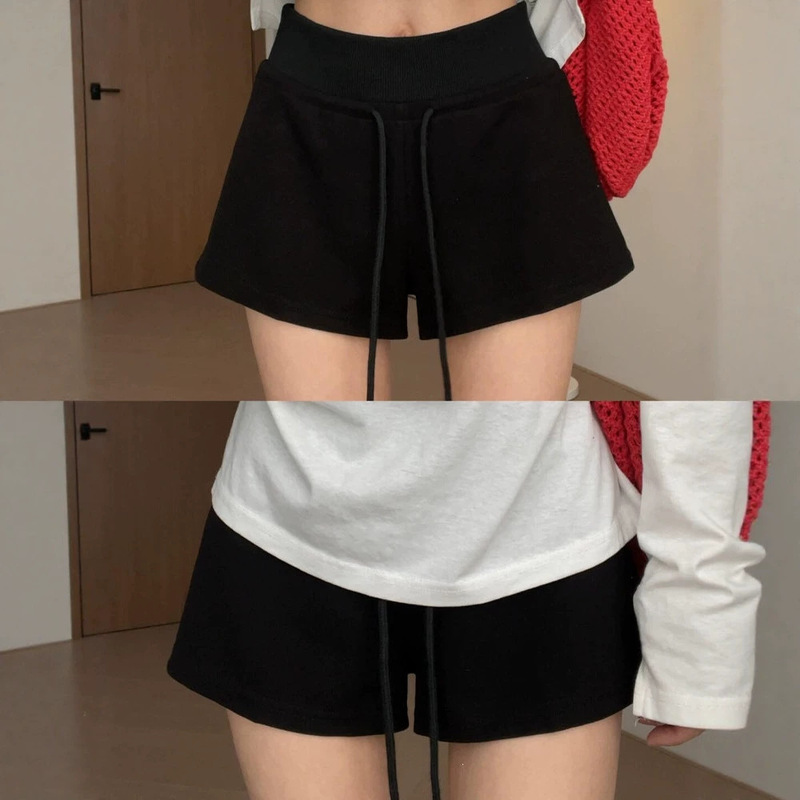 Black Sports Shorts for Women, Summer 2026 New Style, Slimming Cycling A-Line Hip-Hugging Tight Casual Hot Girl Yoga Pants Black Sports Shorts for Women, Summer 2026 New Style, Slimming Cycling A-Line Hip-Hugging Tight Casual Hot Girl Yoga Pants