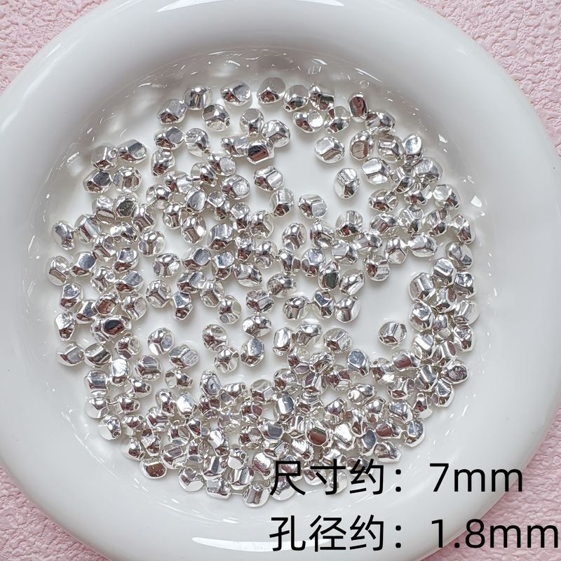 シルバー多用途ベーシック色保持合金ラブリボンスルーホールビーズ diy ブレスレットネックレスジュエリーアクセサリー|undefined