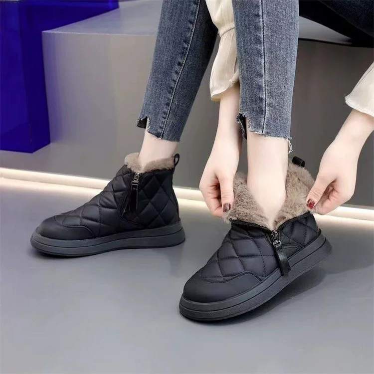 Non-slip winter warm shoes, keep warm low boots