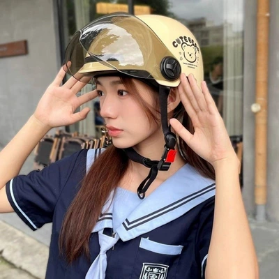 Motosiklet dəbilqələri motorcycle half helmet