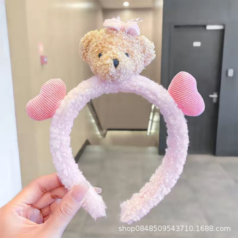Oso de amor rosa