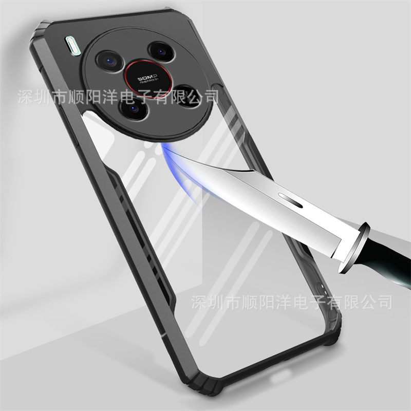 Nubia V70 Max 携帯電話ケースに適したアクリル高透明四隅落下防止保護カバー|undefined