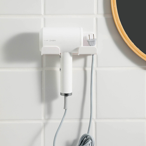 No punching hair dryer rack bathroom hair dryer storage rack bathroom wall-mounted hair dryer rack cross-border
