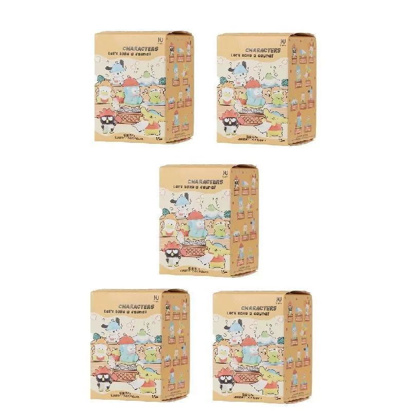 Мини‑фигурка Sanrio, настольная игрушка, слепая коробочка «Давайте попаримся», коллекционная серия