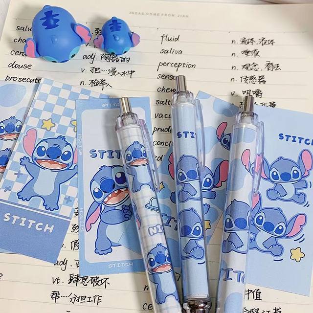 Disney Lilo & Stitch 3368 penne Gel Anime penna per cartoni animati  forniture per la scrittura cancelleria per ufficio scolastico regalo per  studenti - AliExpress