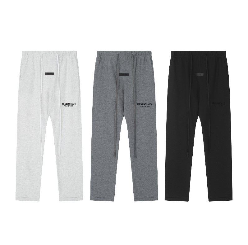 Cross-Border fashion brand High Street FOG double line ESSENTIALS casual straight trousers men and women loose same sweatpants