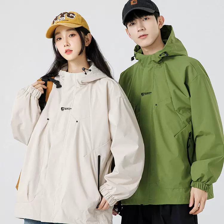 鸟家同款vintage机能风冲锋衣单外套秋冬山系户外防水登山服外套