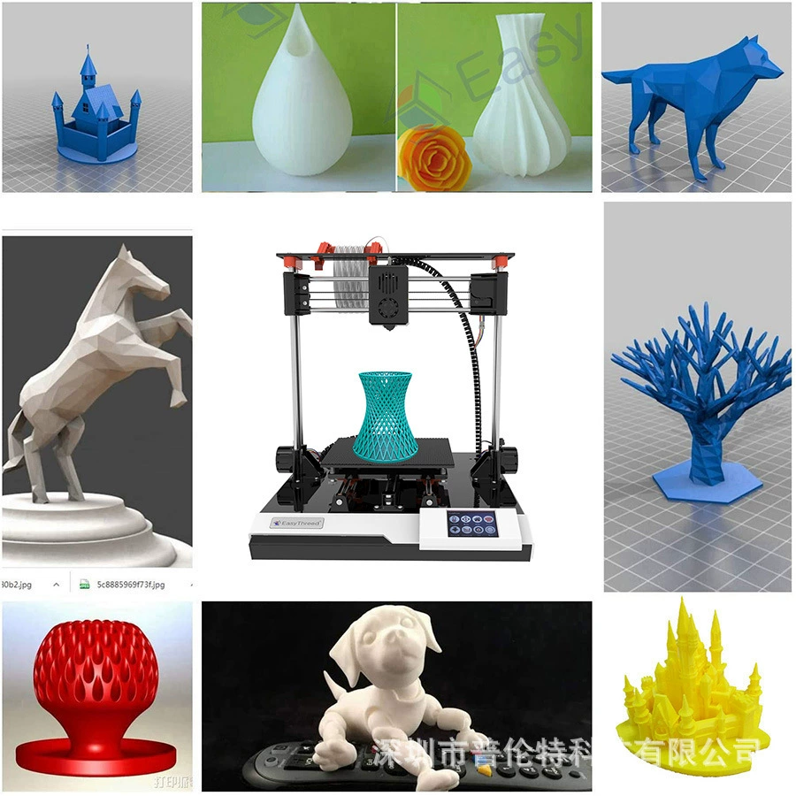 EasyThreed 3D Printer with Touch Screen & Heated Bed - Идеально для творческих проектов и прототипирования!