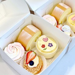 下午茶甜品套餐包裝盒雪媚娘慕斯打包盒法式小甜品泡芙蛋糕盒子
