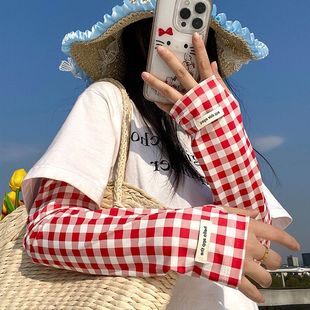 Polka Dot Sun Protection Sleeves for Women in Summer, Loose, Thin, Breathable Ice Sleeves, Anti-Uv, Outdoor Driving and Cycling Arm Protection