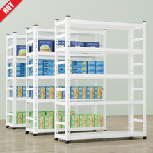 十字孔速装护栏款货架多层置物架快递架子落地家用阳台储物架加厚