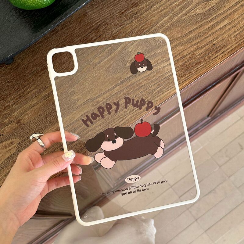 Cute Apple Dachshund Suitable for Apple iPad Tablet Protective Case 13/ 12.9inch Air Japanese and Korean Mini/Pro Cute Apple Dachshund Suitable for Apple iPad Tablet Protective Case 13/ 12.9inch Air Japanese and Korean Mini/Pro