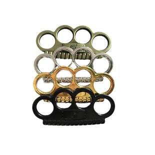 Snail finger Tiger zinc alloy material four-finger self-defense weapon four-finger hand broken window glass fiber self-defense fighting God